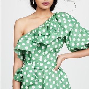BNWT Lisa Marie Fernandez one shoulder dress